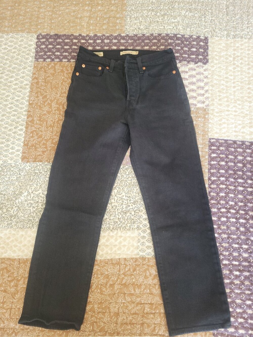 Levi's Premium Wedgie Straight Jeans-black